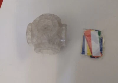 DAYAN TWISTY PUZZLE CUBE 30 AXIS WHEELS CLEAR TRANSPARENT TOY - Image 1 of 3