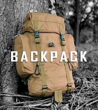 Military Grade 3lbs  20x15 Tactical Hiking Backpack - Desert Tan