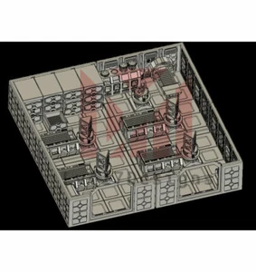 Large room - morgue | Legion Space Hulk Imperial Assault - Picture 1 of 8