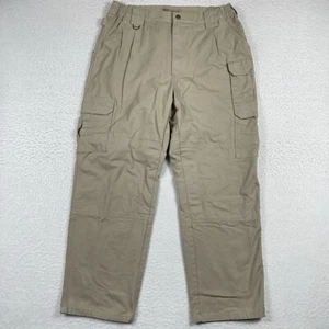 5.11 Tactical Pants Mens 36x30 Beige Workwear Utility Security Prepper Travel - Picture 1 of 13