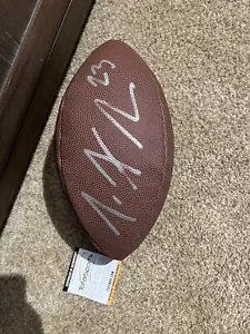 *JOE HADEN*SIGNED*AUTOGRAPHED*FOOTBALL*PITTSBURGH*STEELERS*CLEVELAND*BROWNS*COA* - Picture 1 of 5