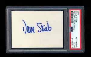 DAVE STIEB SIGNED MINT CUT PSA/DNA AUTOGRAPHED TORONTO BLUE JAYS 7 TIME ALL-STAR - Picture 1 of 1