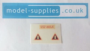 Matchbox 21C Commer Milk Float Bottles Reproduction Waterslide Transfers Set - Picture 1 of 1