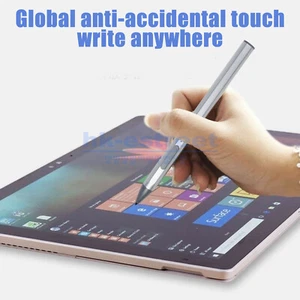 Stylus Pen For Microsoft Surface Pro 3/4/5/6/7 Go Book Studio Laptop Pen Silver - Picture 1 of 20