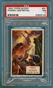 1954 Topps Scoop Pompei Destroyed - #81 PSA 7! - Picture 1 of 2