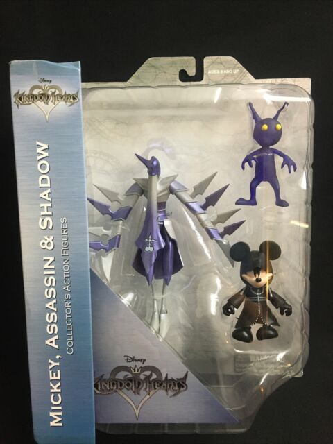 Kingdom Hearts Black Hooded Mickey Mouse 3” Action Figure Toy Diamond Select