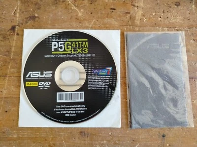 Programma Motherboard P5G41 T -M Series Intel G41 Chipset Support DvD Rev.84.03 - Immagine 1 di 4