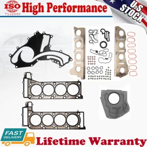 For M278 Mercedes-Benz GLS550 S500 W221 W166 4.6L 4.7L Engine Gaskets Seals Kit - Picture 1 of 15