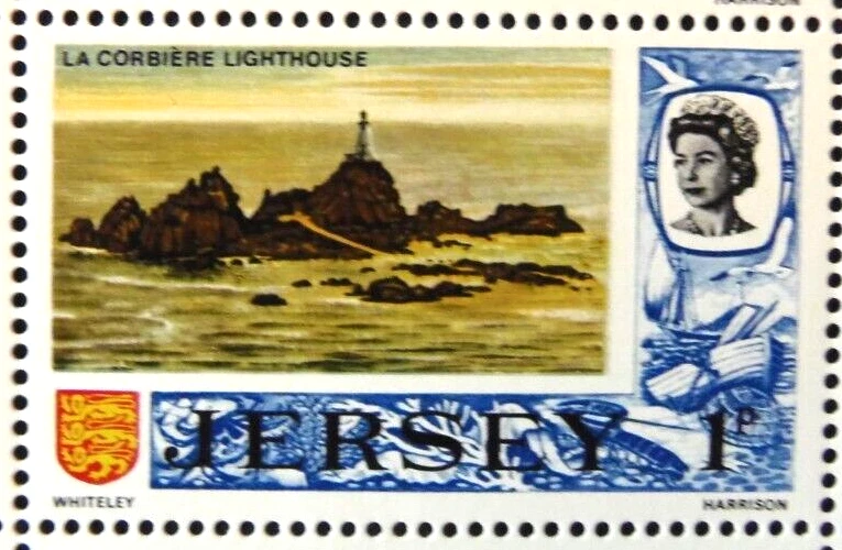 JERSEY GB 1970 SG43 1p. LA CORBIERE LIGHTHOUSE - MNH - Image 1 of 1