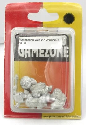 Miniaturas de infantería enana Gamezone 05-36 Guerreros de armas a dos manos II (enanos) Foto 1 de 2