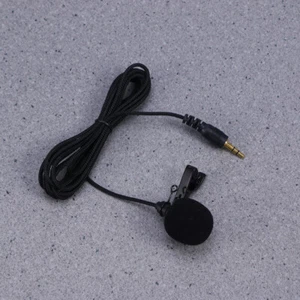Adattatore Microfono Jack Cuffie Stereo Lavalier Microfono Clip Bavero - Foto 1 di 12