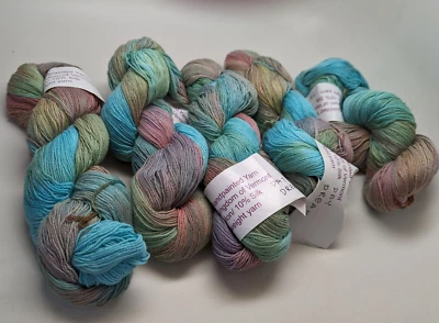 Bolsa Completa de 5 NEK Teñidos a Mano 65% Merino/25% Nylon/10% Seda 100g/440yds Day Dream Foto 1 de 2