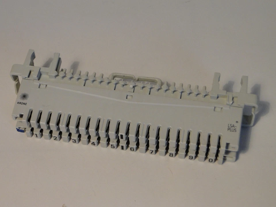 LSA-Plus 2 Anschlussleiste von KRONE Typ 79101-510 00 für 10DA ohne Farbcode - Image 1 of 1