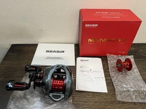 Mulinelli Seasir Mansory Baitcaster BFS 7,3:1 rapporto ingranaggi 5,15 oz pesca ultraleggera - Foto 1 di 24