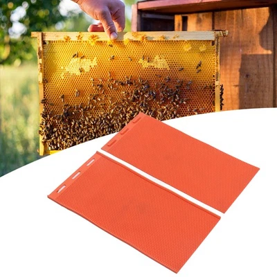 2pcs 5.4mm Beeswax Press Sheet Mould Foundation Foldable Silicone Beeswax M LS - Image 1 of 4