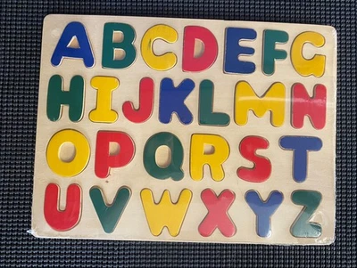 ABC Wooden Find And Fit Puzzle-Kids-Early Learning Activities - Image 1 of 2