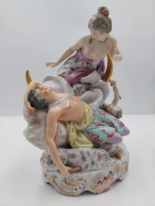 Gruppo figurale in porcellana - Porcellana, attr. Derby - Foto 1 di 9