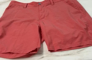 Southern Tide Shorts Mens 36”x9" Performance Stretch Flex Fishing Salmon Red EUC - Picture 1 of 6
