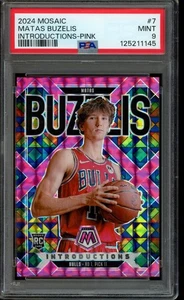 2024-25 Panini Mosaic Matas Buzelis Introducciones Rosa RC/149 #7 - Imagen 1 de 2