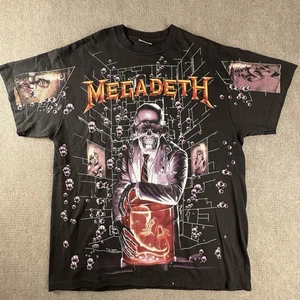 Megadeath Rust In Peace Hangar 18 Bubbles Shirt 1991 X-Large Single Stitch - Bild 1 von 24