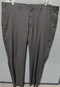 Haggar Hombre Pantalones de Vestir 44 x 29 Corte Recto Premium Confort Gris Oscuro - Imagen 1 de 10