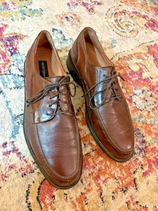 Bostonian Luxe Herren 12 Braun Derby Oxford Schuhe Leder Oxford Schuhe 24863 Italien - Bild 1 von 9
