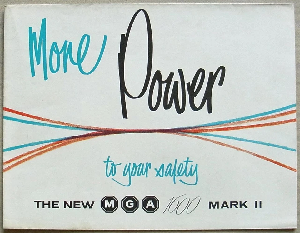 MG MGA 1600 MK II Car Sales Brochure July 1961 #H.6120 23/34 (38136) 7/61-75m - Image 1 of 4