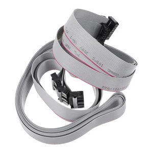 4pcs Wire Flat Ribbon Cable Connector 16 Pin 2.54mm Pitch 1m Length Cord - Afbeelding 1 van 12