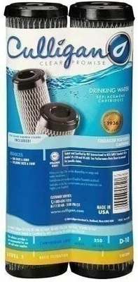 Cartucho de repuesto de filtración de carbohidratos Culligan D-10A 2PK, D-10A, gris Foto 1 de 3