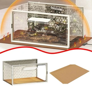 Terrarium-Habitat-Koffer, Futterbox für Reptilien, Spinnen, Hamster und - Bild 1 von 15