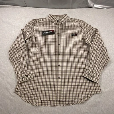 Wolverine FR Shirt Mens Large Plaid Flame Resistant Workwear Button Down Twill - Image 1 of 4
