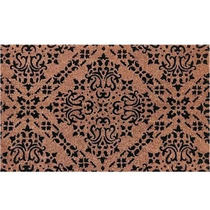 Briarwood Lane schwarzer Damast große Kokos Fußmatte 30 x 48 - Bild 1 von 3