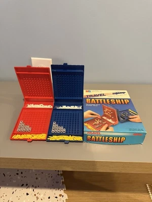 Vintage 1986 Travel Battleship Game Milton Bradley Complete - Image 1 of 3