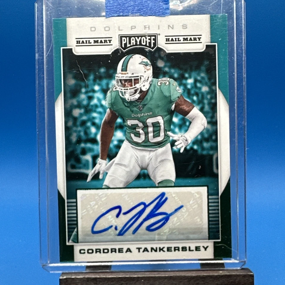 2017 Panini Playoff Rookie Signatures Hail Mary Cordrea Tankersley Auto RC - Image 1 of 4