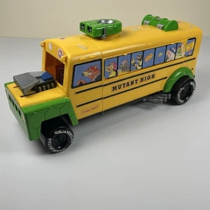 Teenage Mutant Ninja Turtles Mutant High School Bus giocattolo 1992 compagni di gioco - Foto 1 di 24
