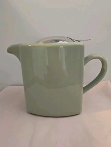 BEE HOUSE Japan Ceramic Teapot Stainless Steel Lid, Sage Green - Picture 1 of 11