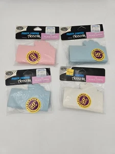 Lote de 4 tarjetas de lugar de papel en relieve rosa azul blanco floral detalles de centro de fiesta  - Imagen 1 de 5