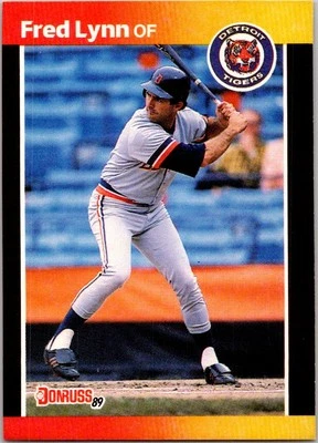 1989 Donruss #563 Fred Lynn - Image 1 of 2