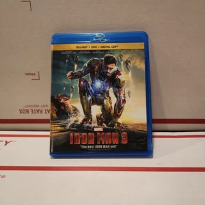 Iron Man 3 (Blu-ray/DVD, 2013, 2-Disc Set, Includes Digital Copy) - Bild 1 von 3
