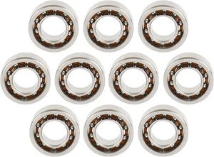 10pcs R188 Open Deep Groove Ball Bearing,1/4" x1/2" x3/16 Fidget Spinner... - Picture 1 of 6