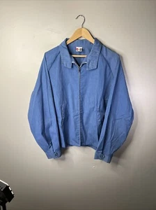 Vintage Sportsmaster Jacke Erwachsene XL blau Full Zip Harrington 60er Jahre True A99 - Bild 1 von 9