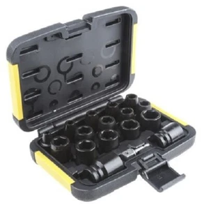 Dewalt SOCKET SET DT7506R-GB 17Pcs 6-27mm Metric 1/2" Square Drive, Alloy Steel - Picture 1 of 3