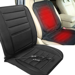 Heated Car Seat Cushion 12V Auto Seat Cover Pad Warmer Adjustable Temperature - Picture 1 of 12