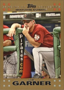 2007 Topps Gold Houston Astros Baseball Card #259 Phil Garner MG/2007