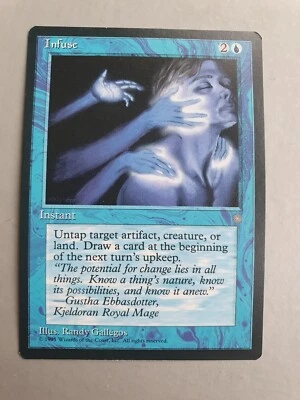 Infuse, MTG Ice Age (1995), Common Blue Instant NM - Image 1 of 2