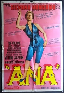Anna (1951) Silvana Mangano, Alberto Lattuada, Argentina Poster, 10818 - Picture 1 of 1