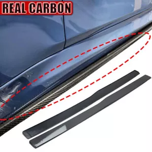 Carbon Fiber Side Skirt Extension FOR BMW F82 F83 M4 F80 M3 2015-2020 PSM Style - Picture 1 of 8