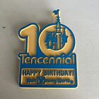 1981 Walt Disney World Tencennial Cast Member 10th Birthday Button Pin