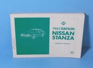 82 1982 Datsun Nissan Stanza owners manual - Picture 1 of 1