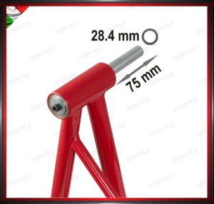 ADATTATORE PERNO CAVALLETTO MOTO MONOBRACCIO DA 28.4 PER HONDA - Picture 1 of 1
